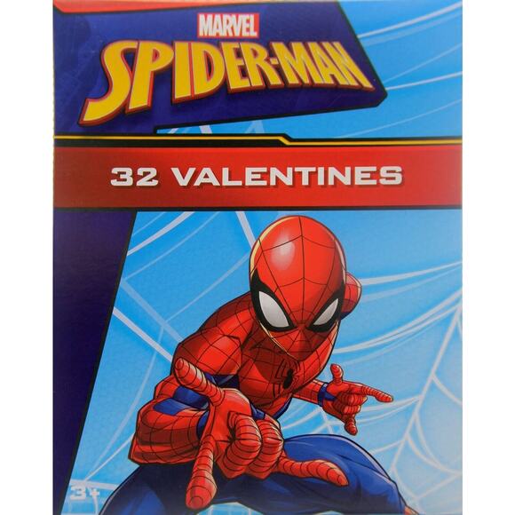 3 Pack Avengers Spider-Man Marvel Comics 32 Valentines • 8 Cool Designs w/ Venom - Picture 1 of 4